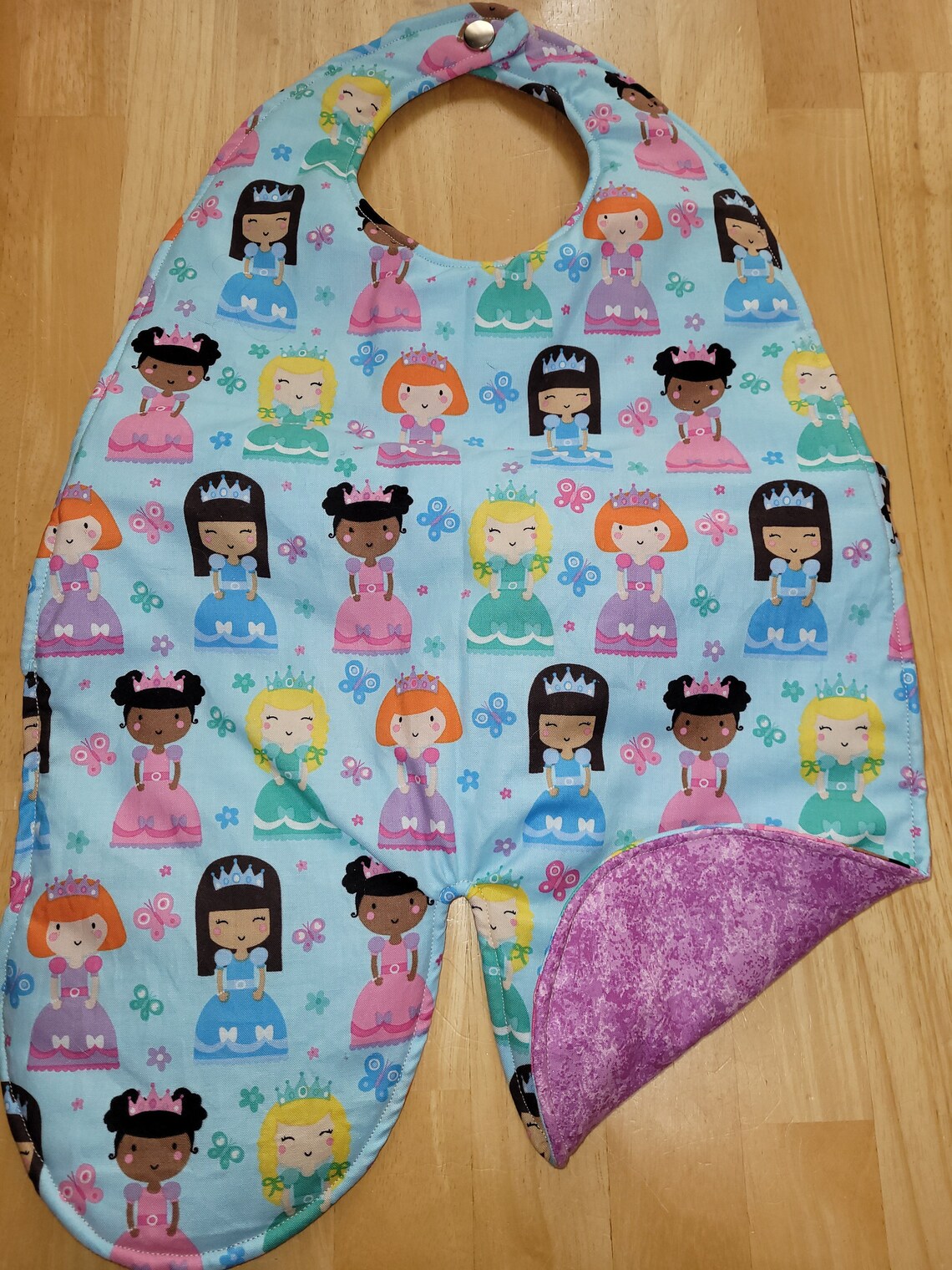 Cute Princess Baby Body Bib Handmade Baby Bib Princess Etsy