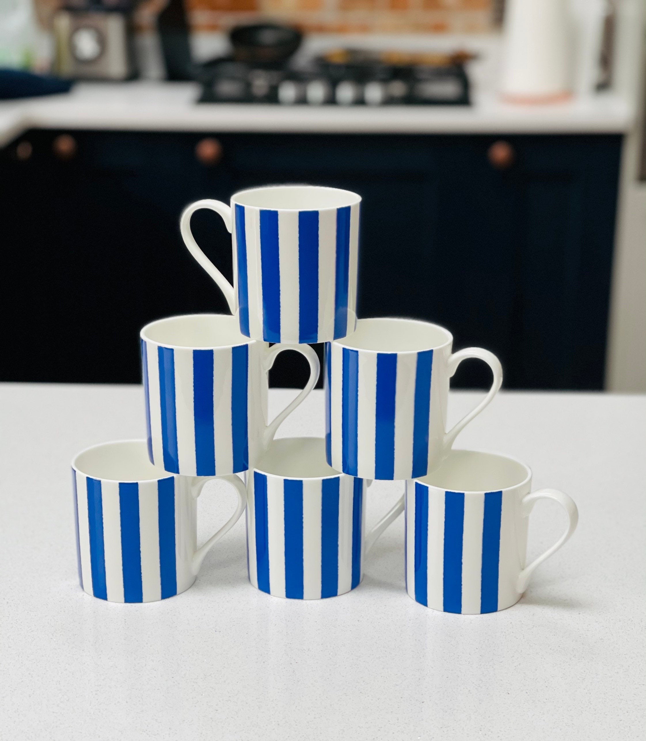 Green stripe mug - Etsy 日本