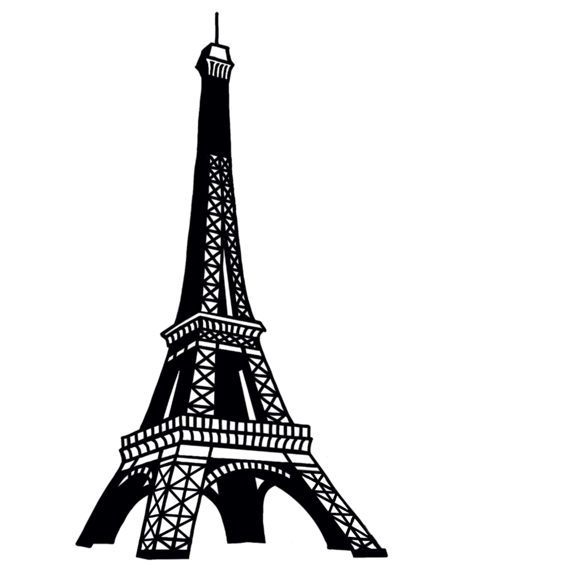Eiffel Tower Paris Parisienne Love PNG SVG Cricut Silhouette File