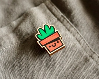 Plant Pot - Pin Badge