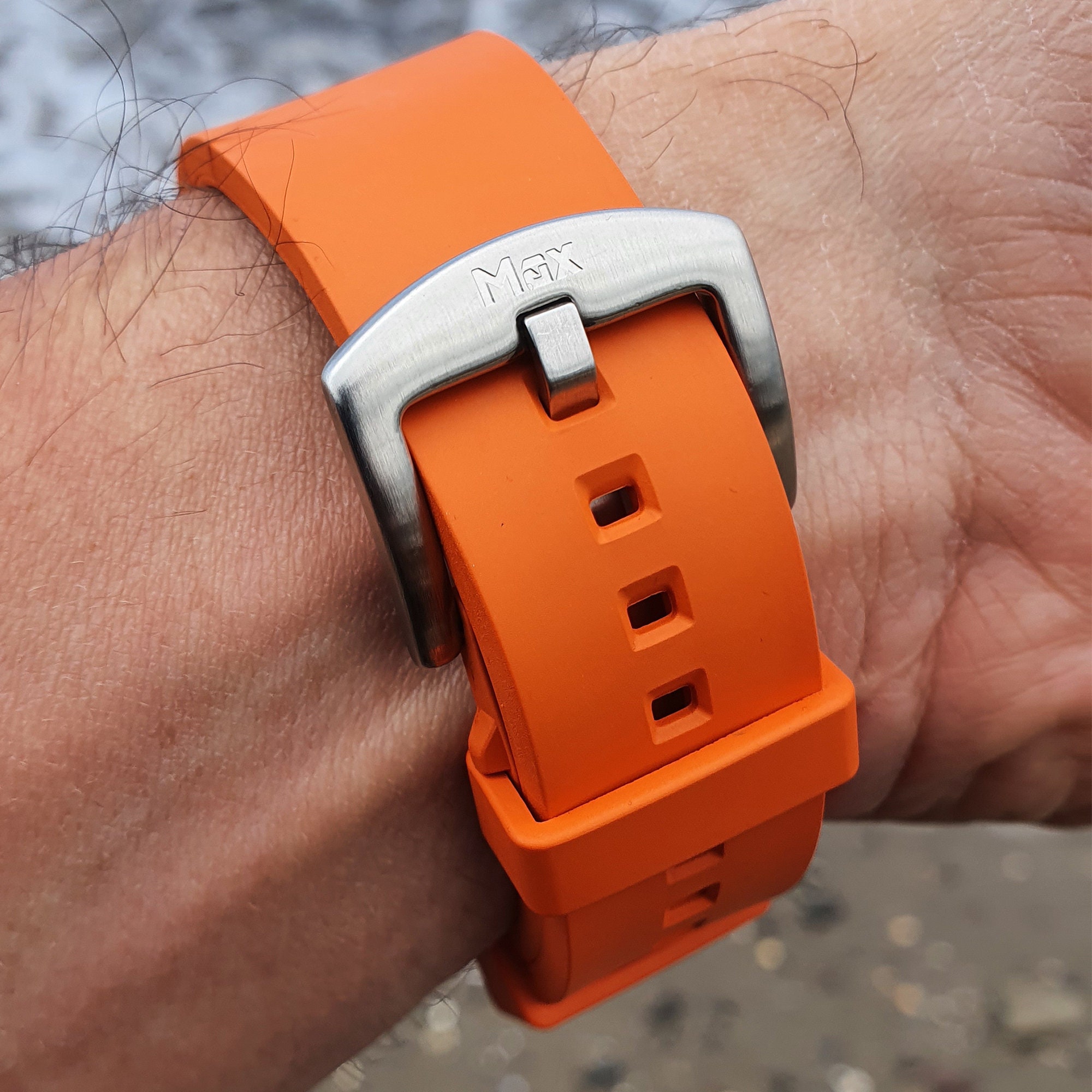 Max FKM Rubber Apple Watch Strap Replacement Band 38mm 40mm Etsy