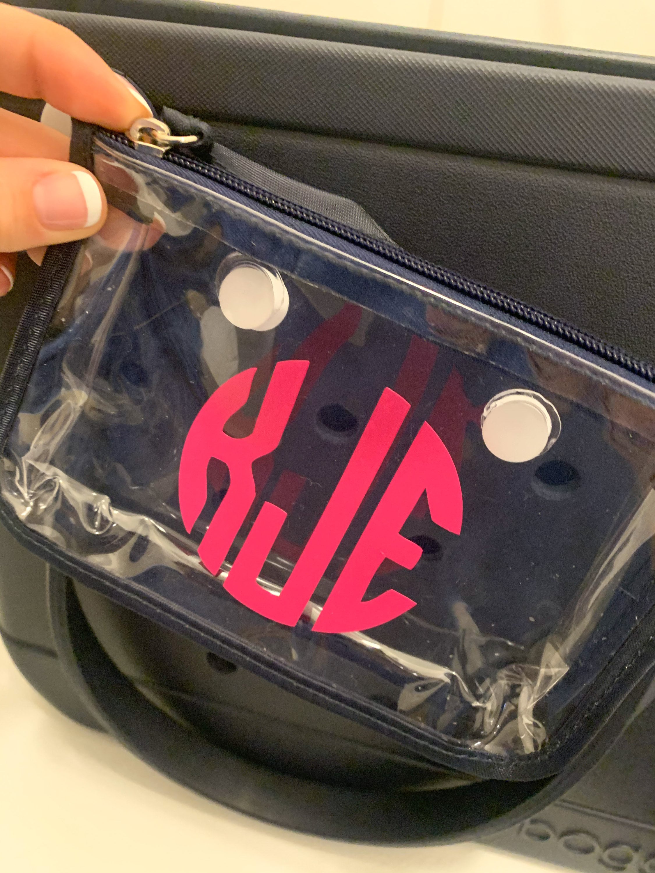 Personalized Bogg Bag Monogram Decal Etsy