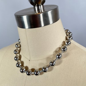 Giant 12mm ball chain oversized stainless steel necklace / choker, 14&quot; 16&quot; 18&quot; 20&quot; 24&quot; 30&quot; 36&quot; or custom size Jumbo, 90&#39;s, Cute, Retro, Alt