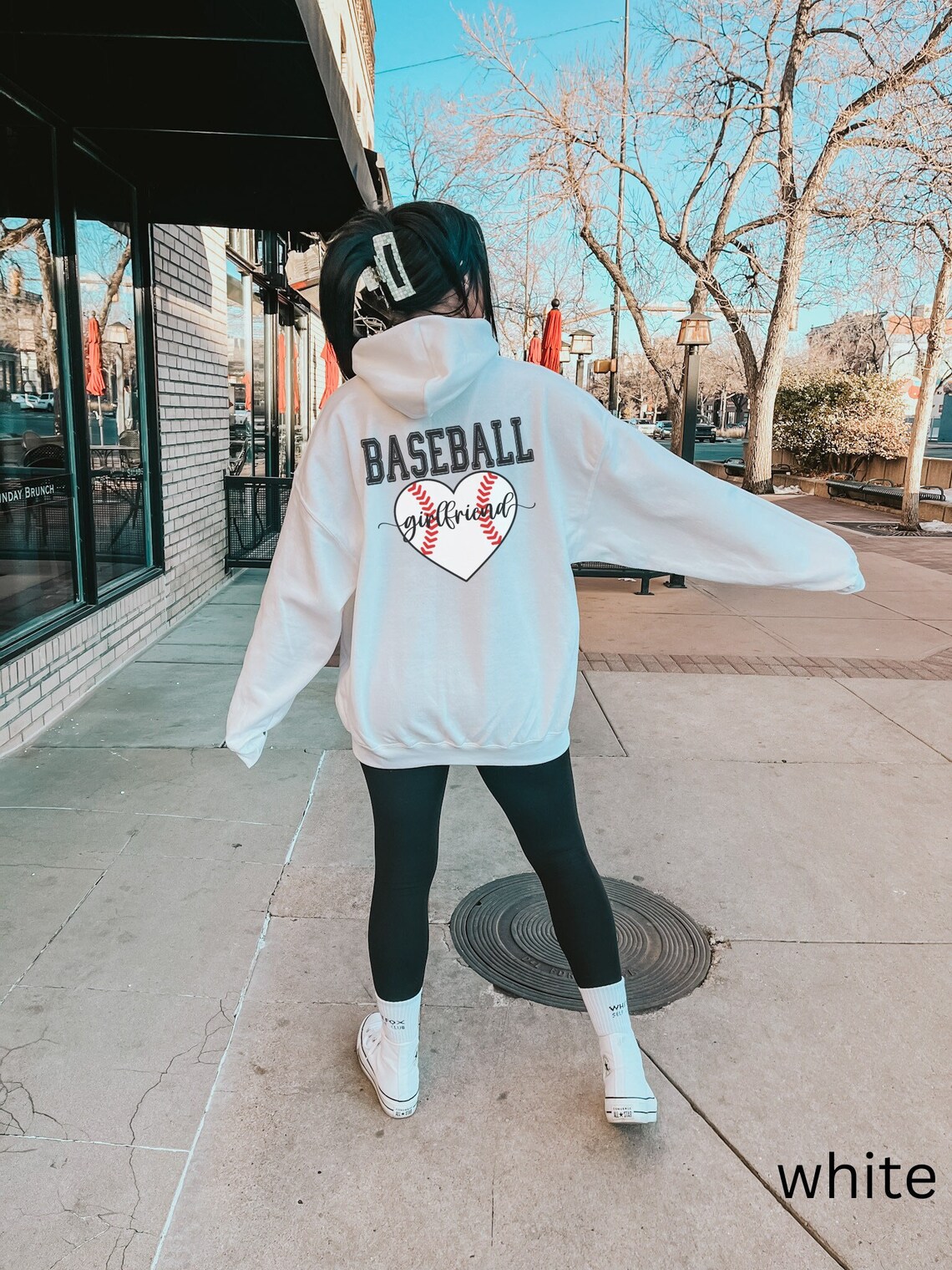 Baseball Girlfriend Hoodie Baseball Girlfriend Sweatshirt Etsy