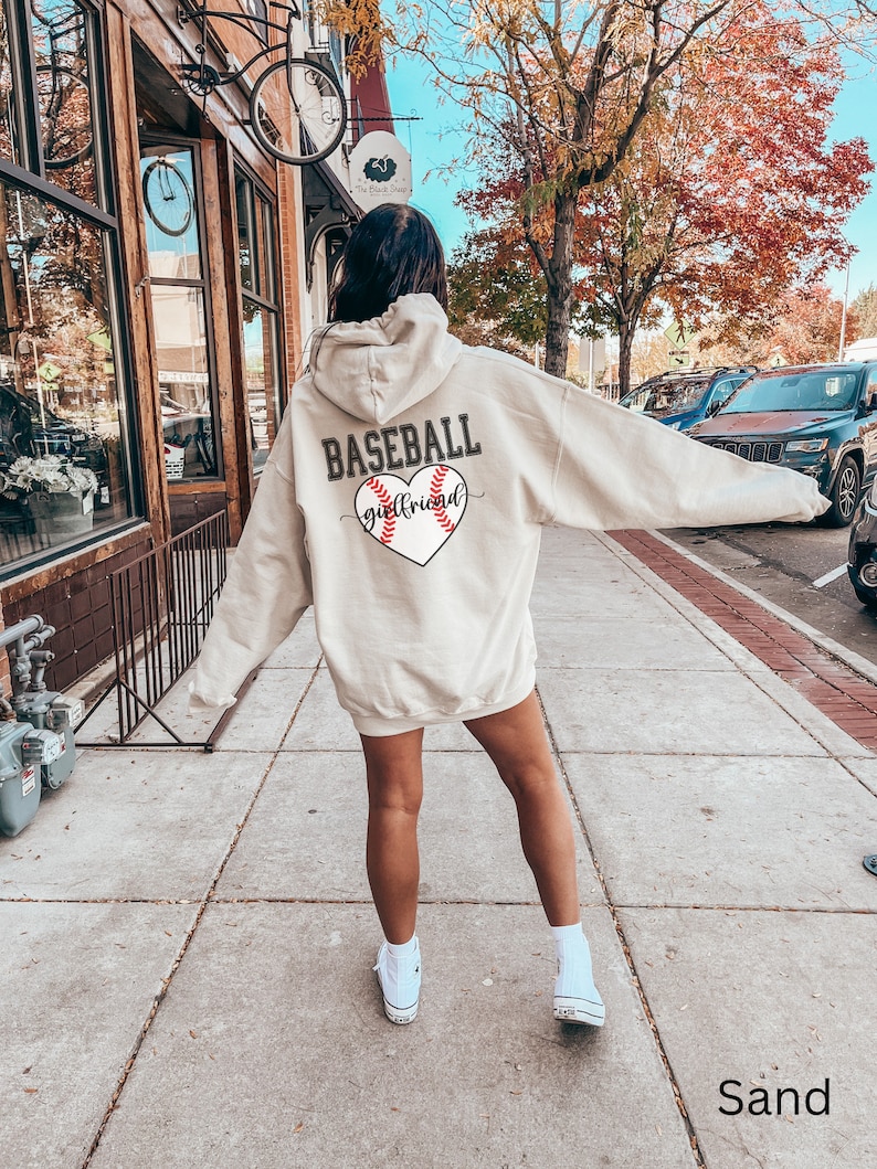 Baseball Girlfriend Hoodie Baseball Girlfriend Sweatshirt Etsy