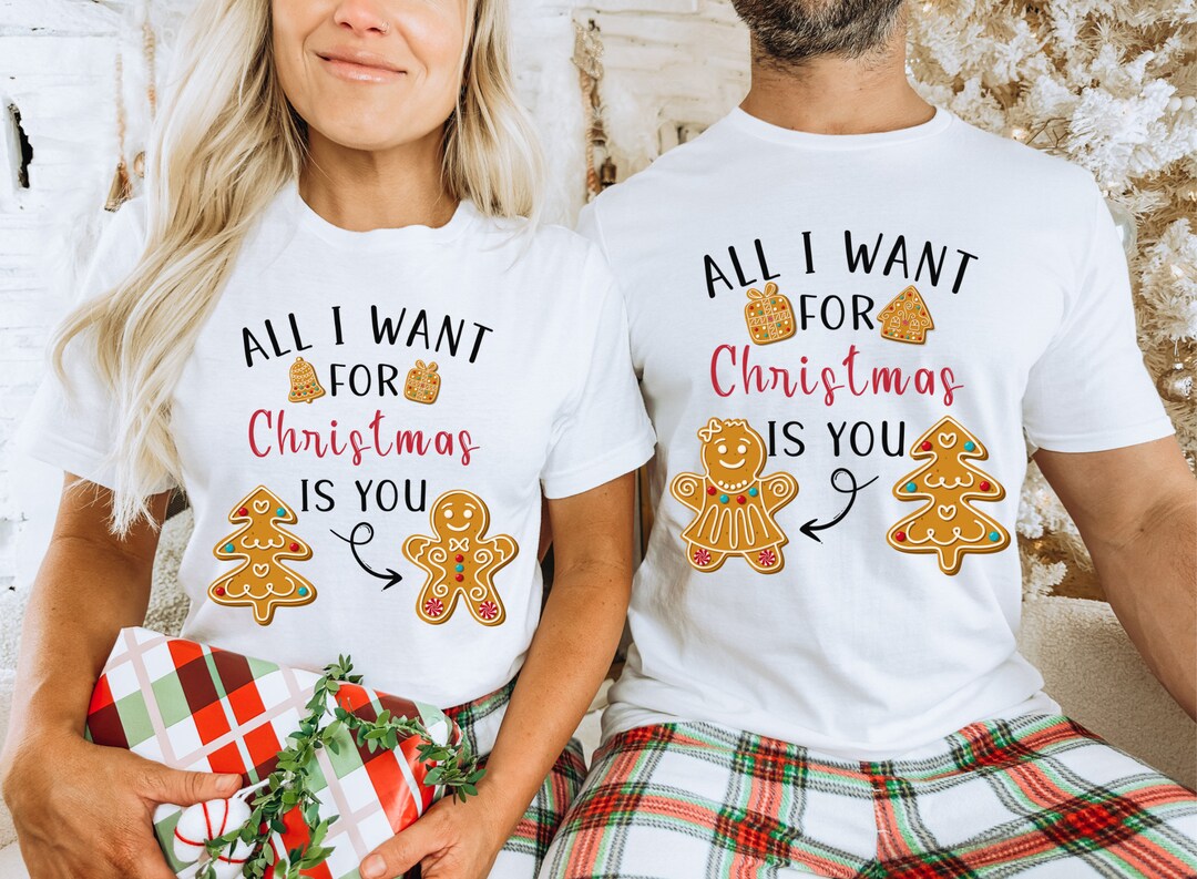 Funny Christmas Couples Shirts, Couple Christmas Shirt, Funny Christmas ...