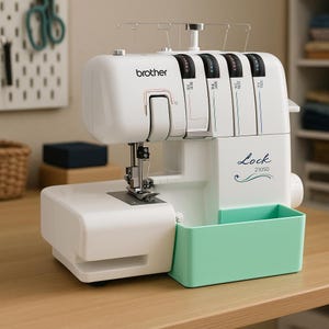 Thread catcher / collecting container Brother 2104D Overlock / thread collector / collecting container / scrap catcher