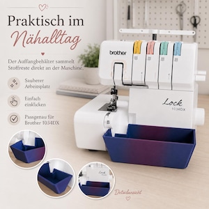 Fadenfänger / Auffangbehälter für Brother serger 1034DX Overlock / Coverlock