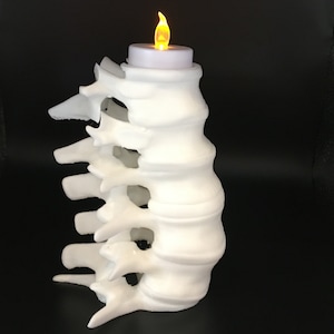 Spine Candle Holder 3D Printed - Halloween -Goth - Decor -Events
