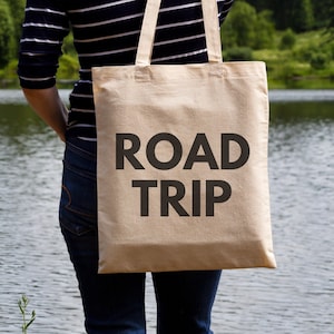 Road trip canvas tote hotsell