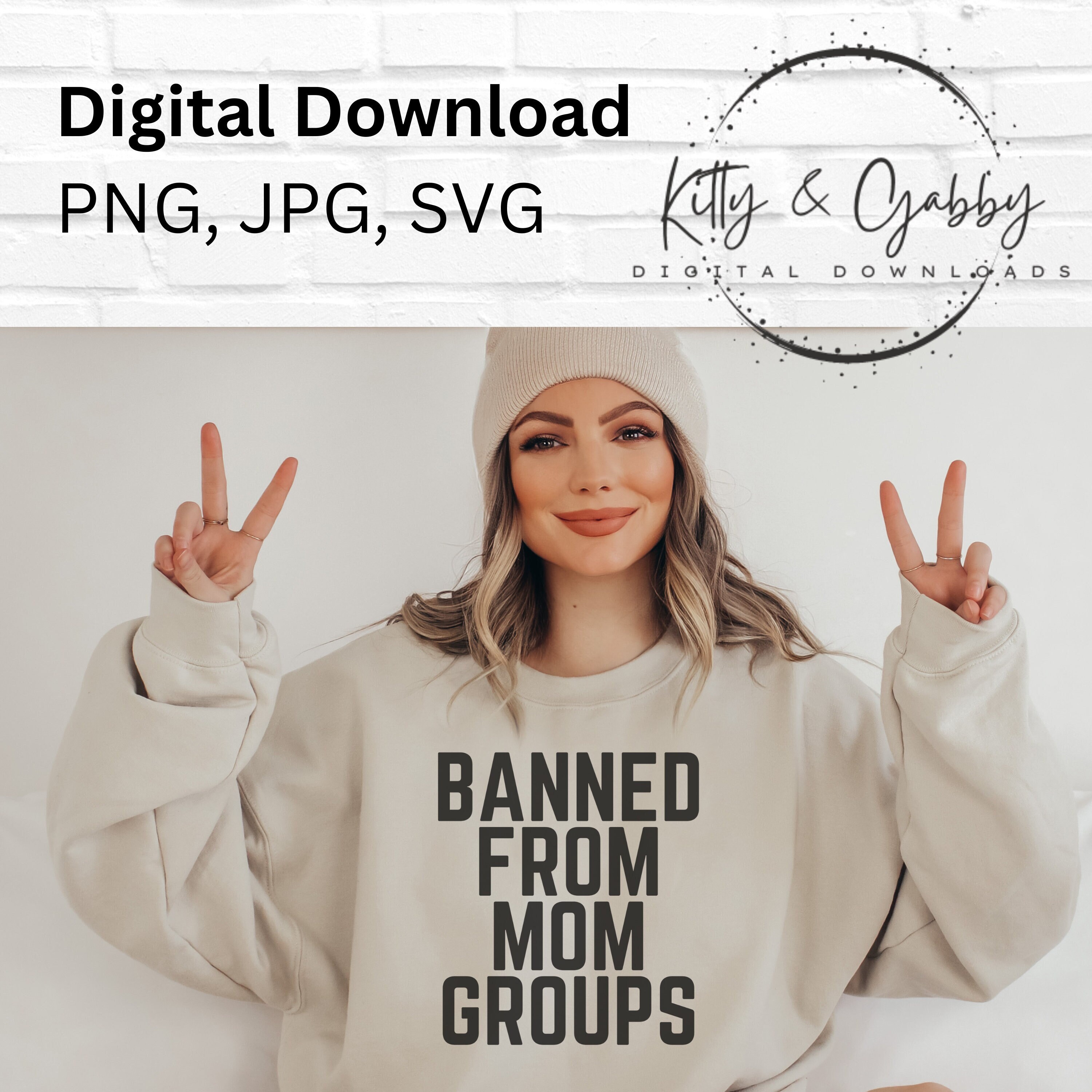 Banned From Mom Groups Svg, Boss Babe Svg, Cute Mom Shirt, Mom Jpg, Mom