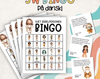 Dansk! - In het Deens! | Bingospel JW Bible: afdrukbare activiteit voor kinderen (pdf)