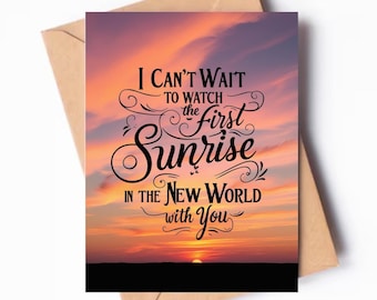 De First Sunrise-wenskaart: aanmoedigingscadeau (digitale download)