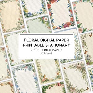 Floral Stationary | JW Letter Writing Paper | JW Stationary