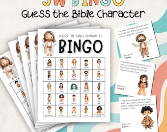 Bingospel JW Bible: afdrukbare activiteit voor kinderen (pdf)