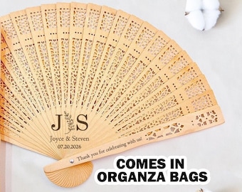 Wedding Hand Fans Personalized Wedding Favors for Guests in Bulk Custom Wedding Fans Personalized Folding Fans for Wedding Party Rustic Gift