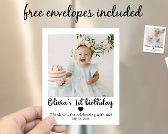 Birthday Photo Magnets/Baptism Magnet Favors/First Birthday Magnet Favors/Custom Birthday Photo Favors/Personalized Party Favor for Birthday
