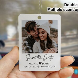 Two-Sided Photo Car Air Fresheners Perfect Wedding Favors in Bulk Wedding Favors Personalized Gifts Car Accessories Unique Party Favors