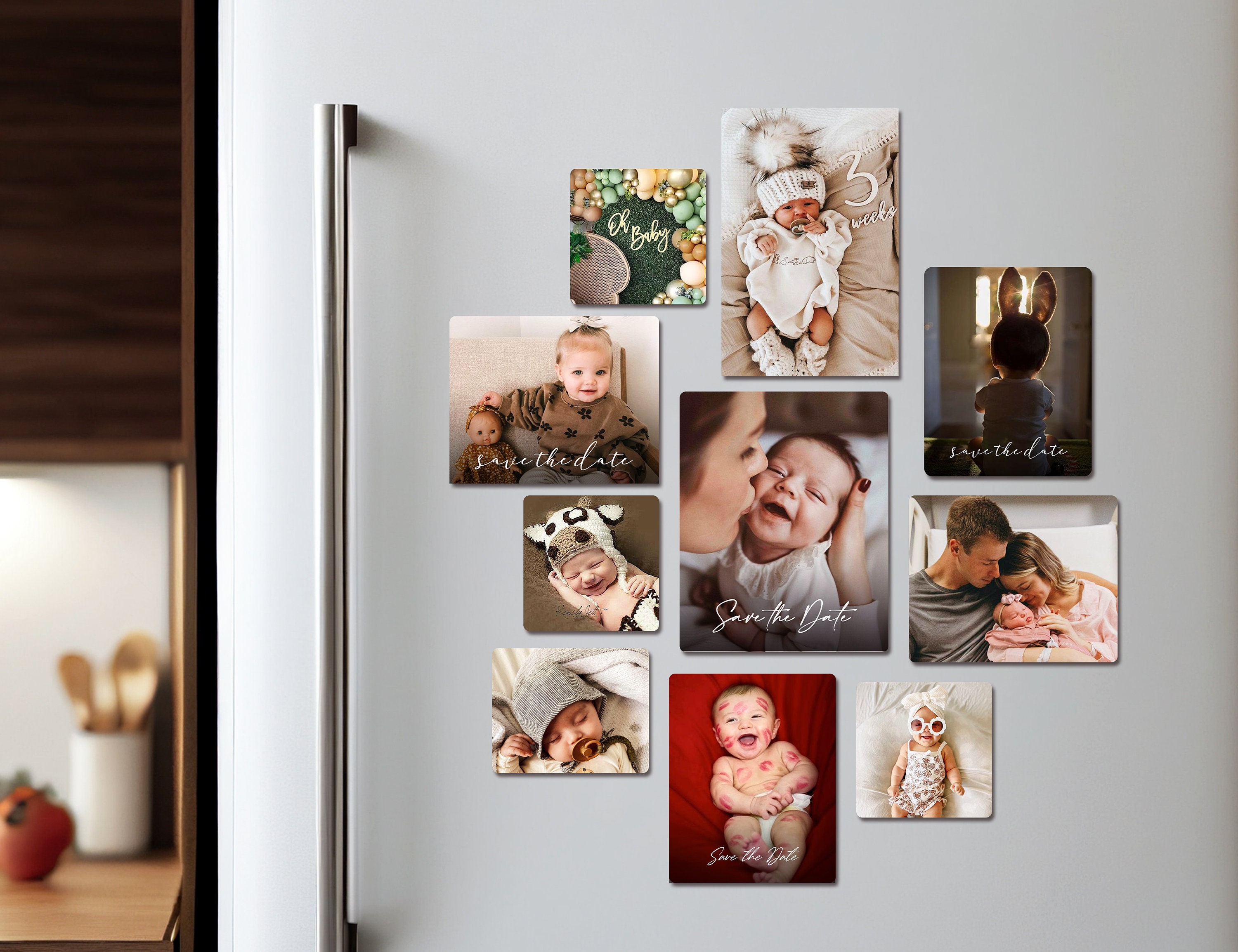 Custom Fridge Magnet With Photo Personalized Photo Magnet Family ...