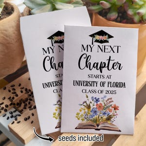 Custom Graduation Party Favors for Guests/Graduation Party Favors/Blooming Future/Class of 2025/Seed Packet Favor/2025 Graduate Party Gifts
