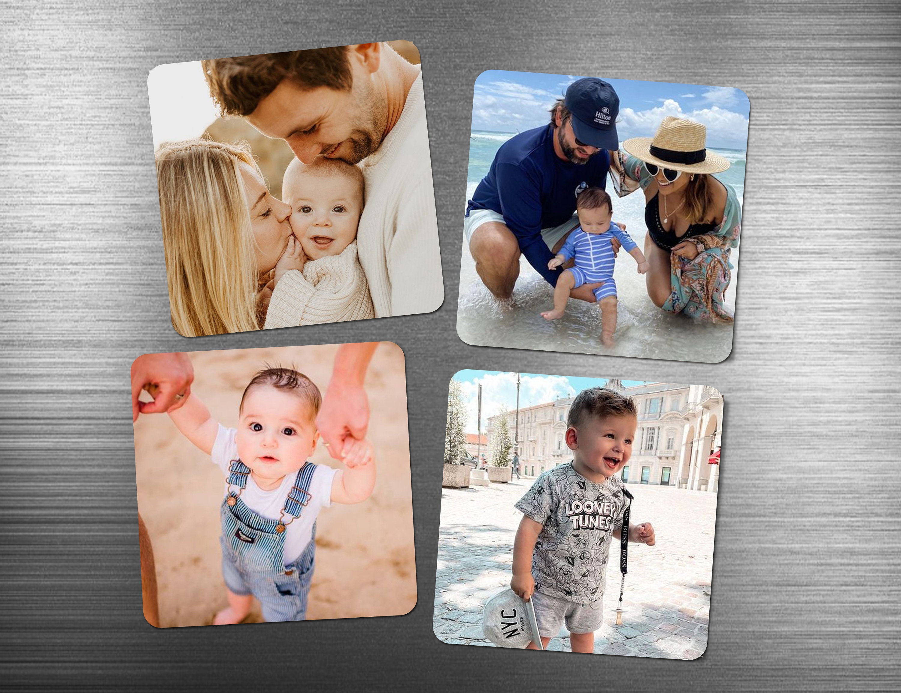 Photo Magnet Set Personalized Gift Photo Fridge Magnet Memorable