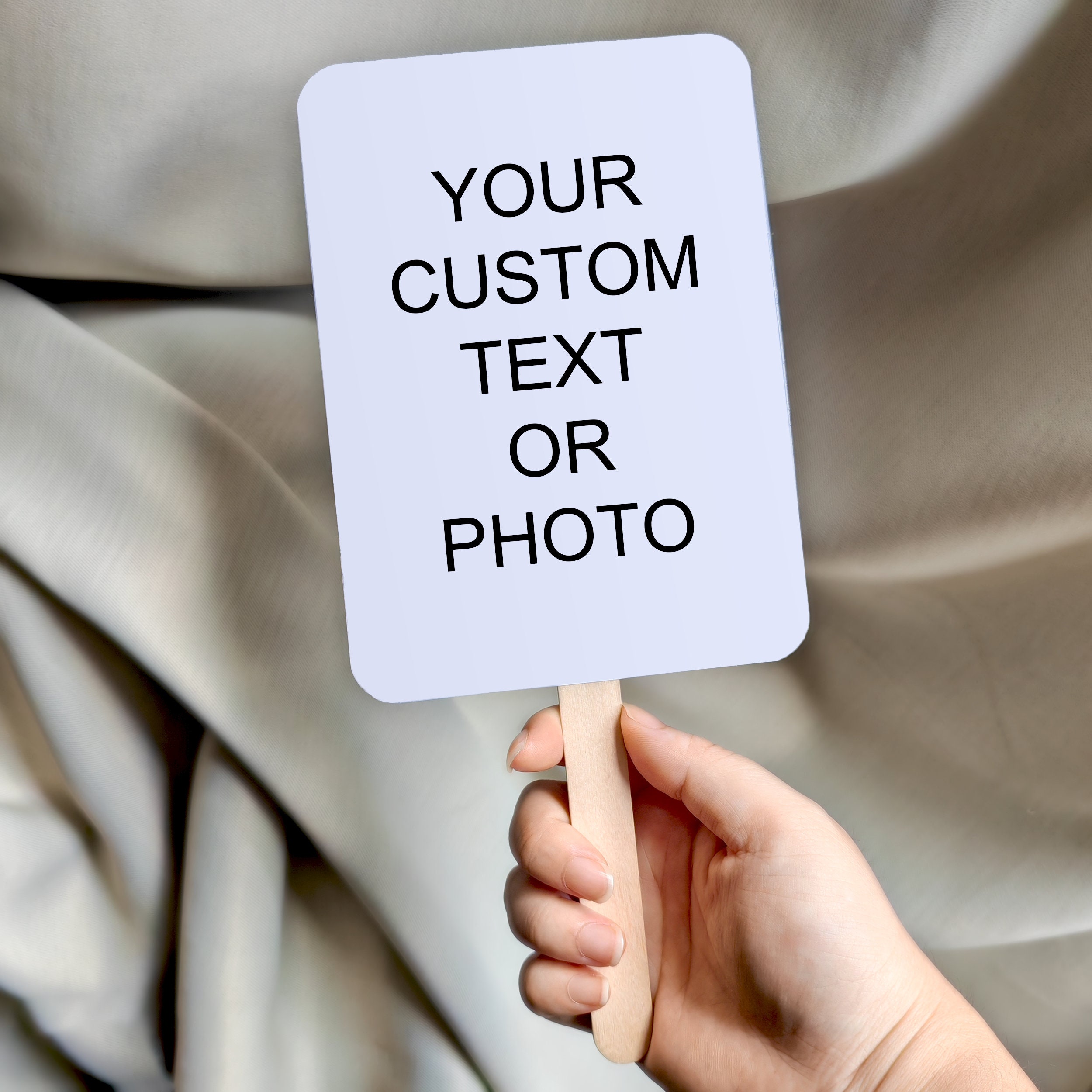 Uprint Fans Custom Printed Photo Fans/personalize With Your Logo or Design/custom ...