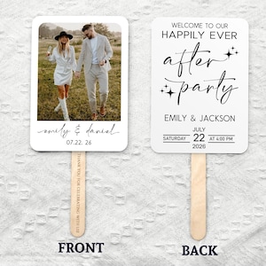 Minimal Wedding Program Fan/Ceremony Itinerary Wedding Fans/FULL-ASSEMBLED Minimal Wedding Program Fan/ Wedding Ceremony Decors Bulk