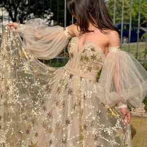 tan gold dress BEIGE GOLD DRESS main image 0