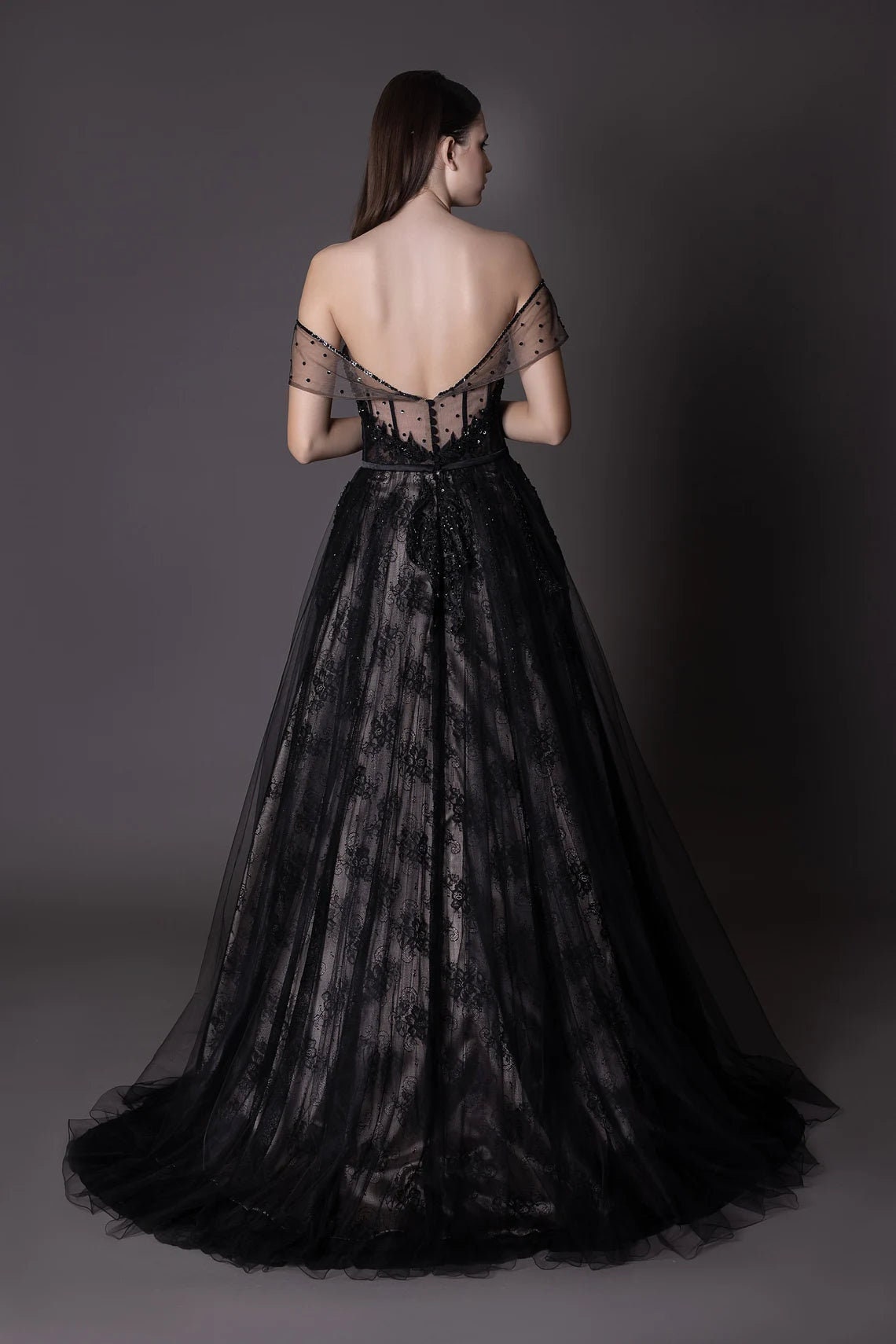 black and purple dresses for wedding Kivary Women's Strapless Deep Pick up A Line Gothic Prom Corset US 2 at Amazon Women's Clothing store Create two looks in one with our exquisite purple detachable skirt Purple and Black Gothic Wedding
