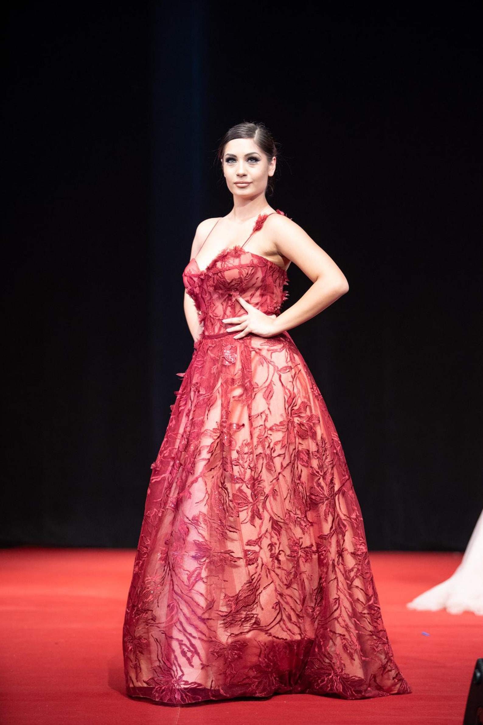 red wedding guest