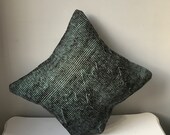 Decorative pillow, Kilim pillow, Turkish pillow, Bohemian pillow, Vintage pillow, Bed pillow, Farmhouse pillow, Dog bed 16X16 ınches