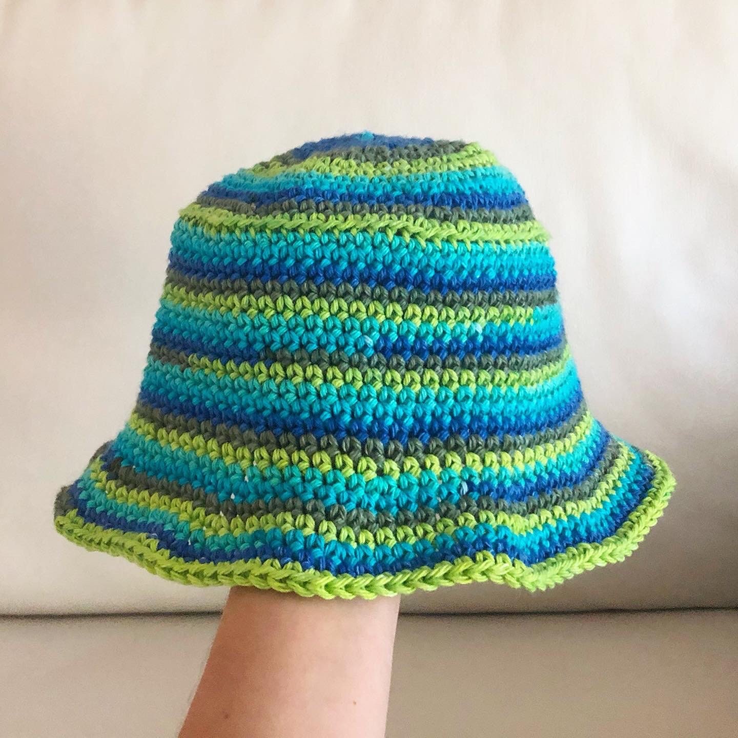 LV Crochet Stripes Bucket Hat S00 - Accessories