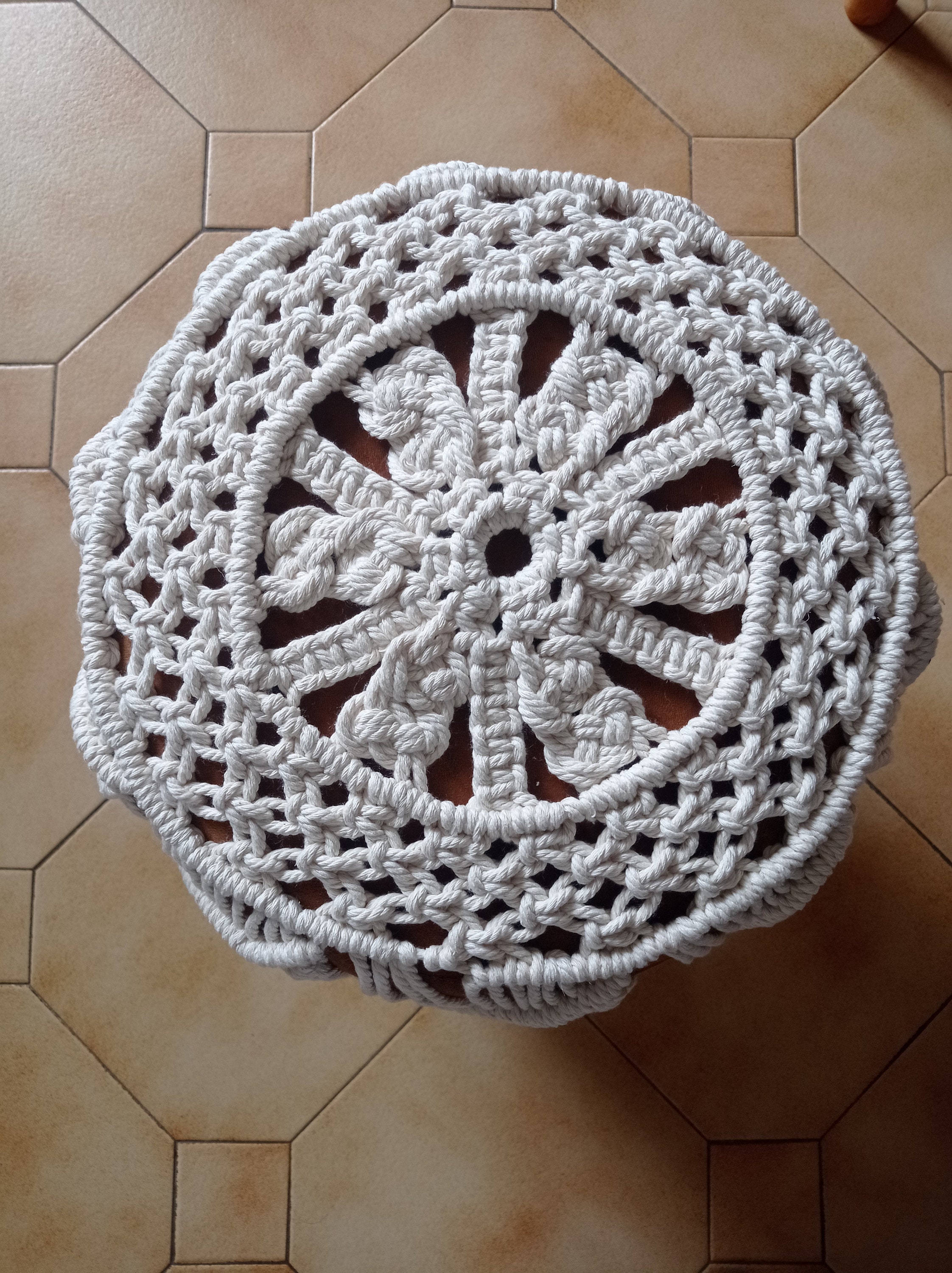 Tabouret Macramé