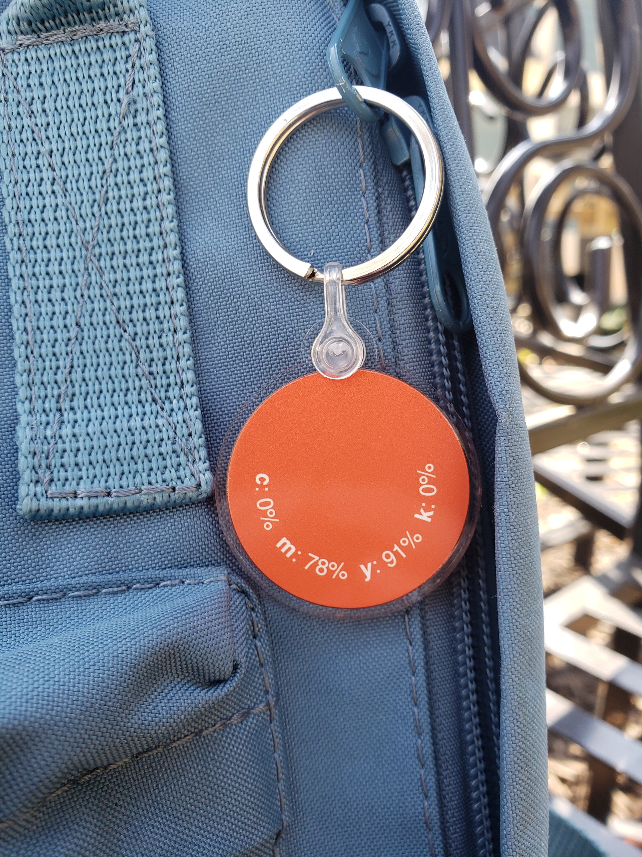 Keychain Acrylic Color Code CMYK Aesthetic Keychain - Etsy UK