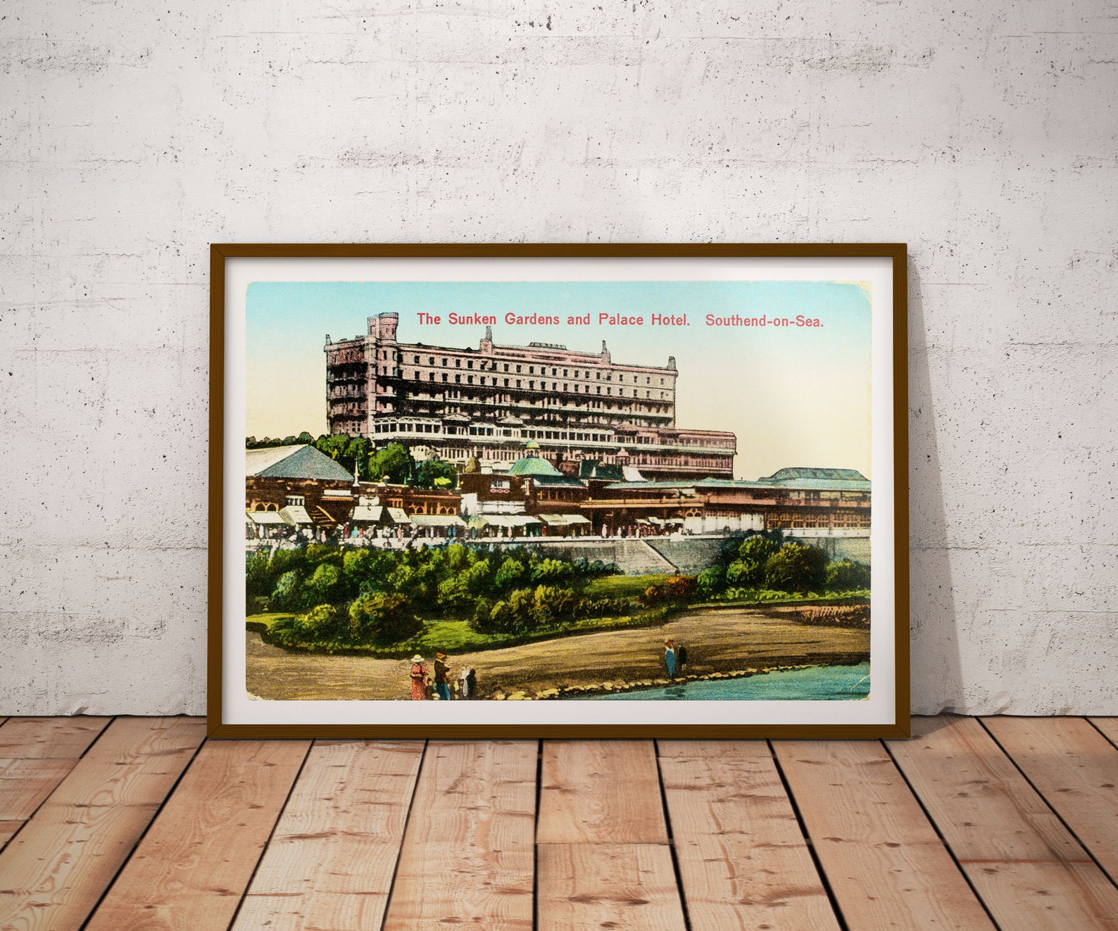 Southend on Sea Palace Hotel & Sunken Gardens / Print / Poster / A4 A3