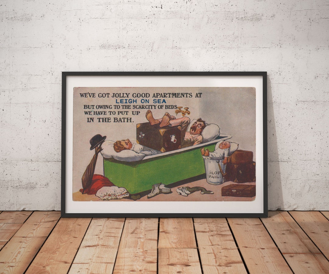 Leigh on Sea Jolly Good Apartments / Print / Poster / A5 A4 A3 Sizes Etsy