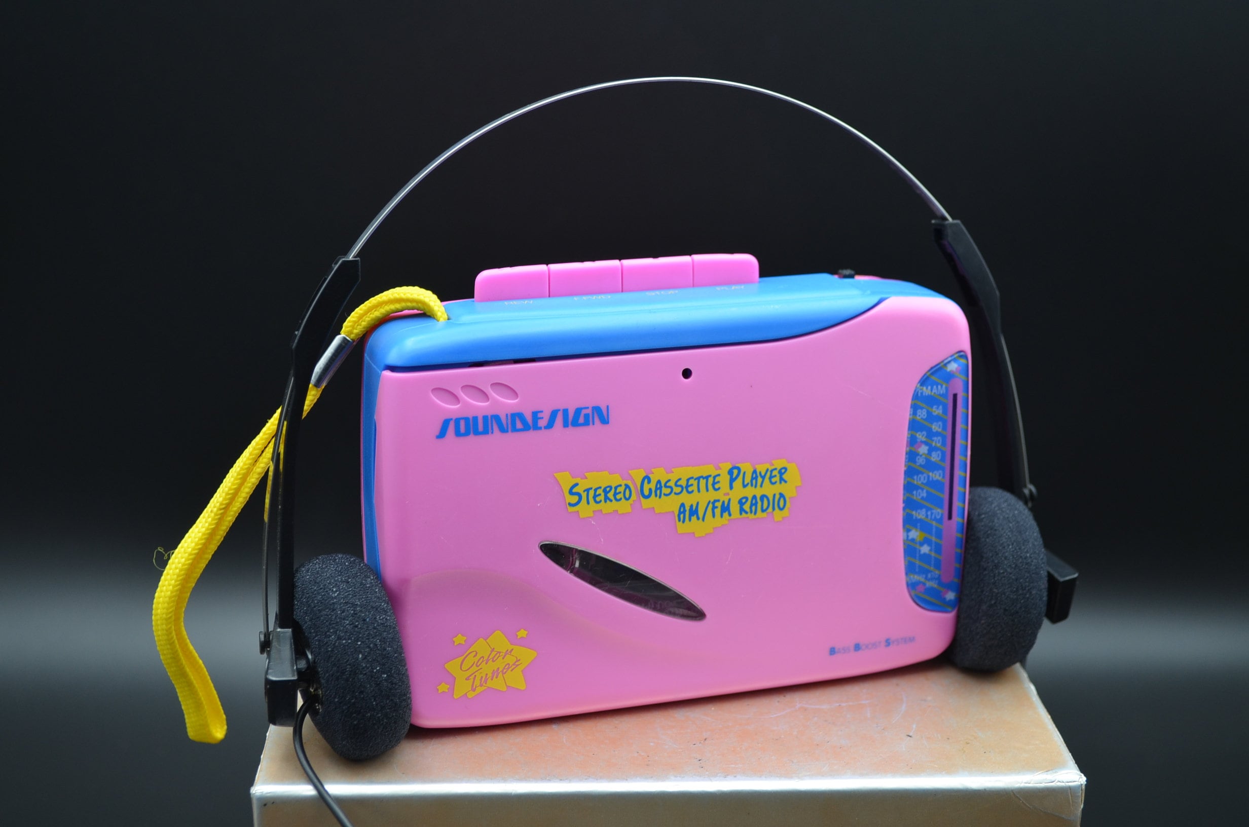 NK Radio Portátil Vintage Pequeña NK-AB1904-FM Rosa