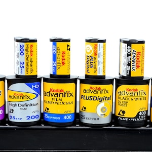 2000s Kodak Advantix APS color film for Advance Photo System (APS) cameras. Rare film no longer made.