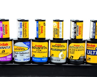 Film couleur Kodak Advantix APS des années 2000 pour les appareils photo APS (Advanced Photo System). Film rare qui n'est plus tourné.