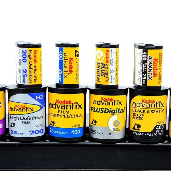 2000s Kodak Advantix APS color film for Advance Photo System (APS) cameras. Rare film no longer made.