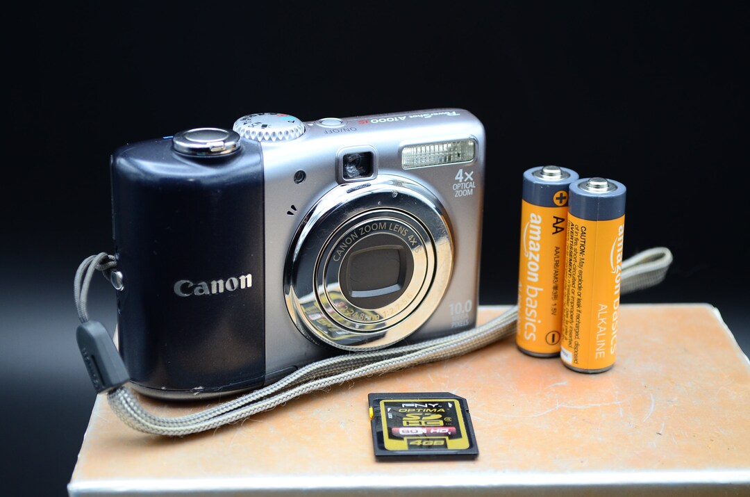 Canon Powershot A1000IS 10mp Digital Camera With CCD Sensor. Etsy