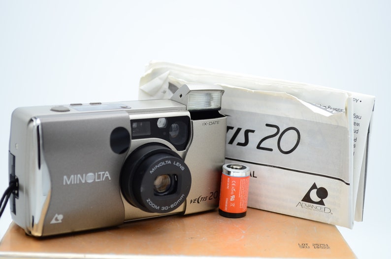 Minolta Vectis 20 Vintage Y2K Point and Shoot APS Film Camera. Etsy