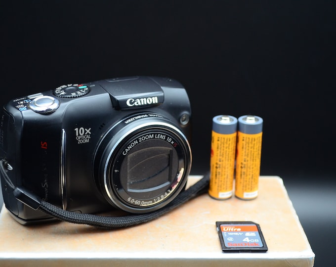 Tested and Working Canon Powershot SX110 IS 9.0MP Digital Camera