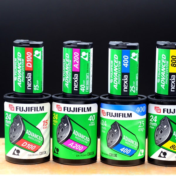 2000s Fujifilm Nexia,  Duane Reade APS color film for Advance Photos System (APS) cameras. Rare film no longer made.