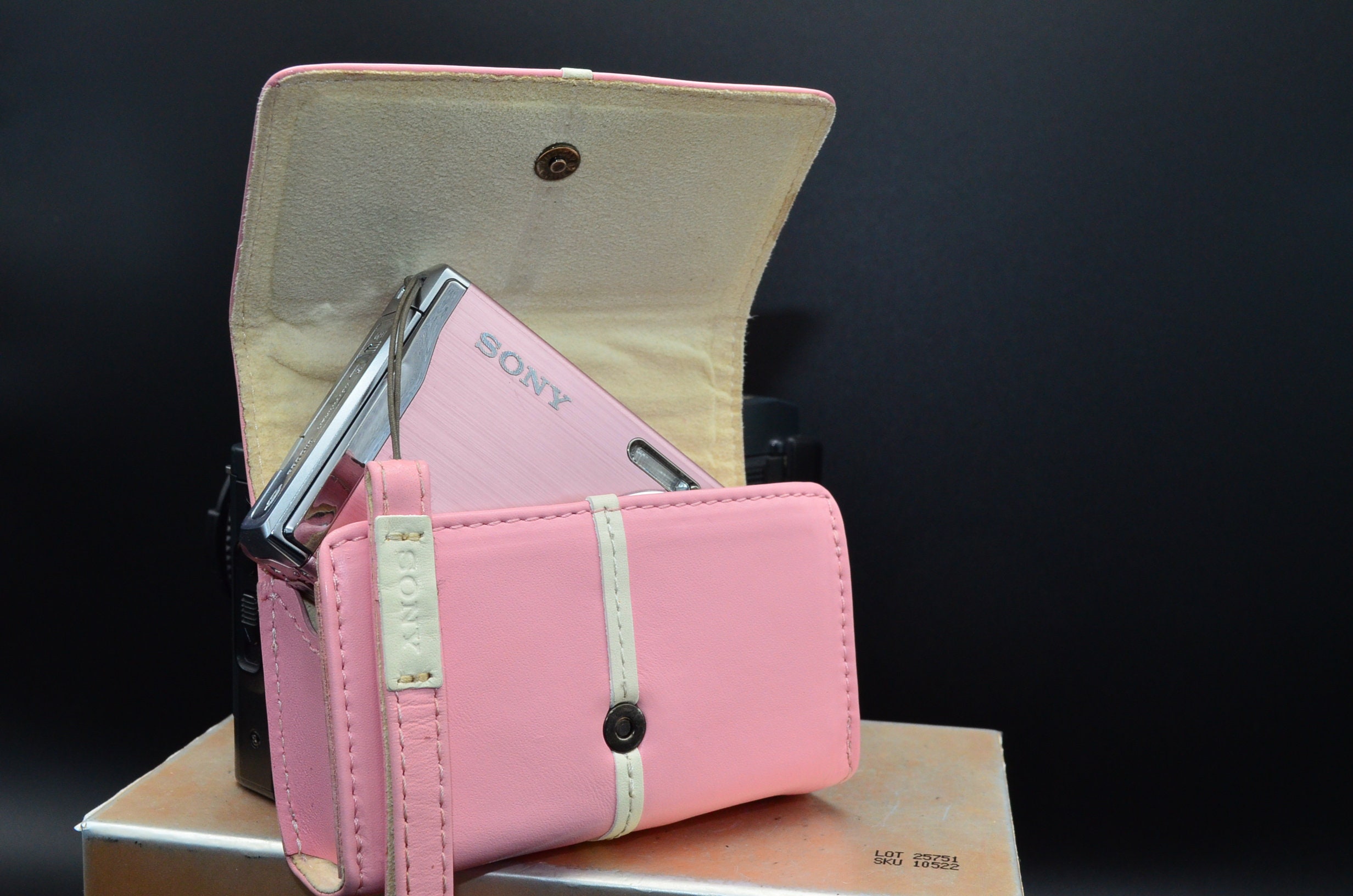 Lightly Used Pink Official Sony Cybershot Cases. Choose From a