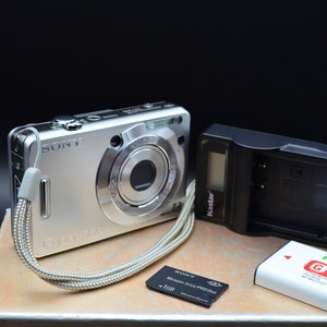Sony Cybershot DSC-W55 7MP Digital Camera With New Battery and - Etsy