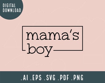 Download Mamas Boy Svg Etsy