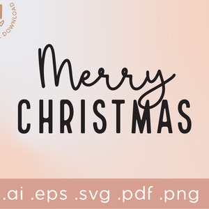 Merry Christmas  SVG | Christmas Holiday SVG