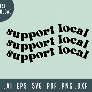 Support Local SVG Shop Small SVG Small Business Svg Cut File - Etsy