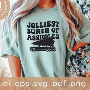 Jolliest Bunch of Assholes SVG Christmas Vacation SVG - Etsy
